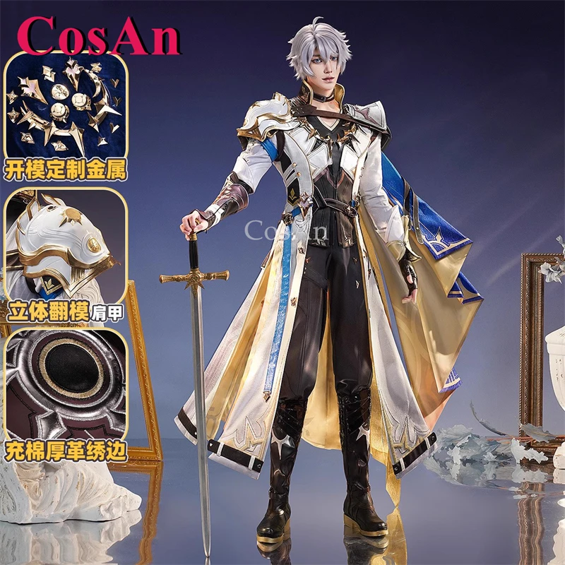 CosAn Game Honkai: Star Rail Phainon/Khaslana Cosplay Costumes Fashion Handsome Combat Uniforms Halloween Role Play Clothing New