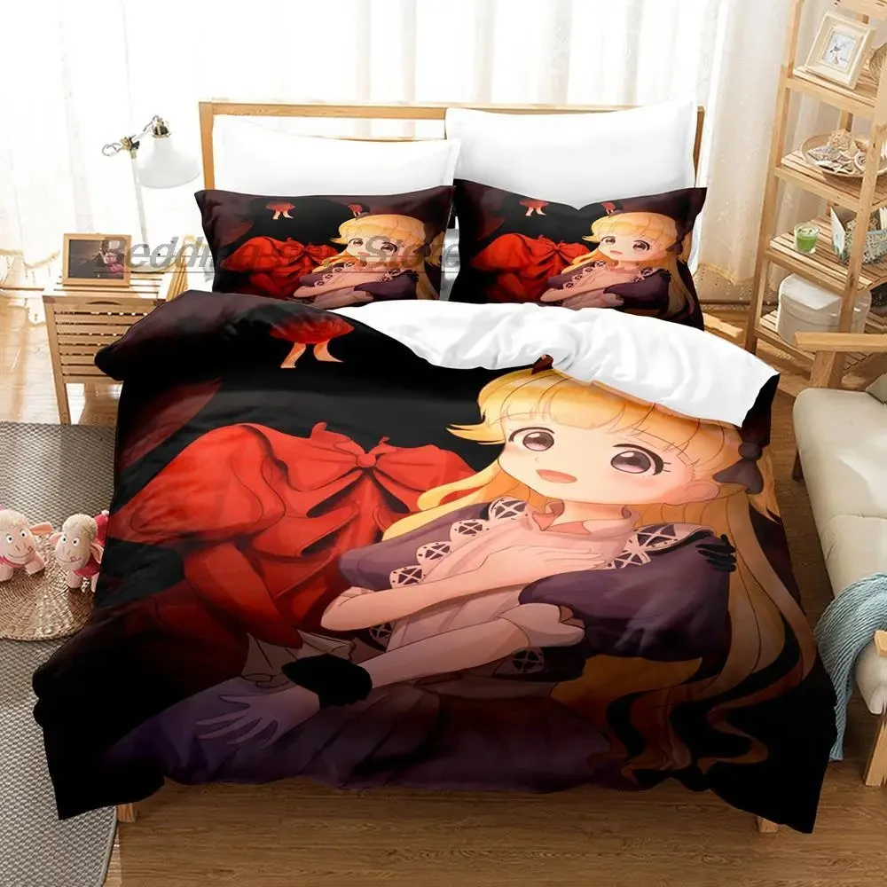 Fashion Anime SHADOWS HOUSE Bedding Set Single Twin Full Queen King Size Bed Set Adult Kid Bedroom Duvet cover Set Home Textiles