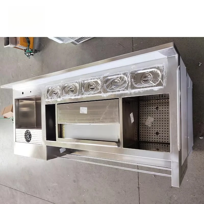 Hot Sell bar Equipment bar Station Cocktail White Mobile Cocktail bar Station Portable Cocktail Station