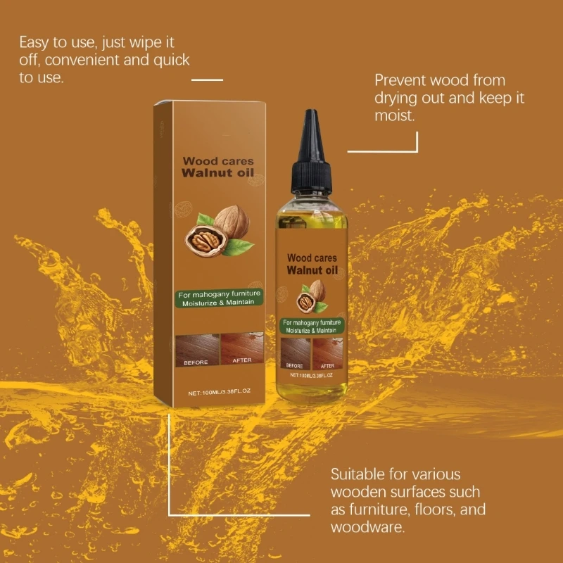 Hardwood Surfaces Polish Restorer for Lustrously Finish and Scratch Repair Drop Shipping