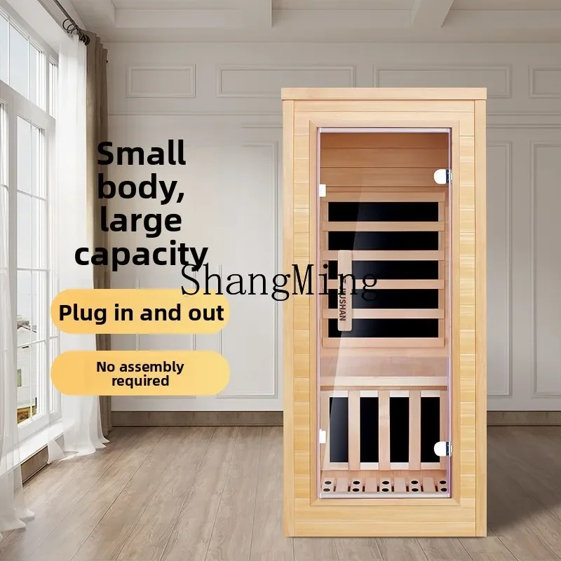 

ZYYSteam Room Home Sauna Mini Small Infrared Light Wave Room Home Graphene Sweating