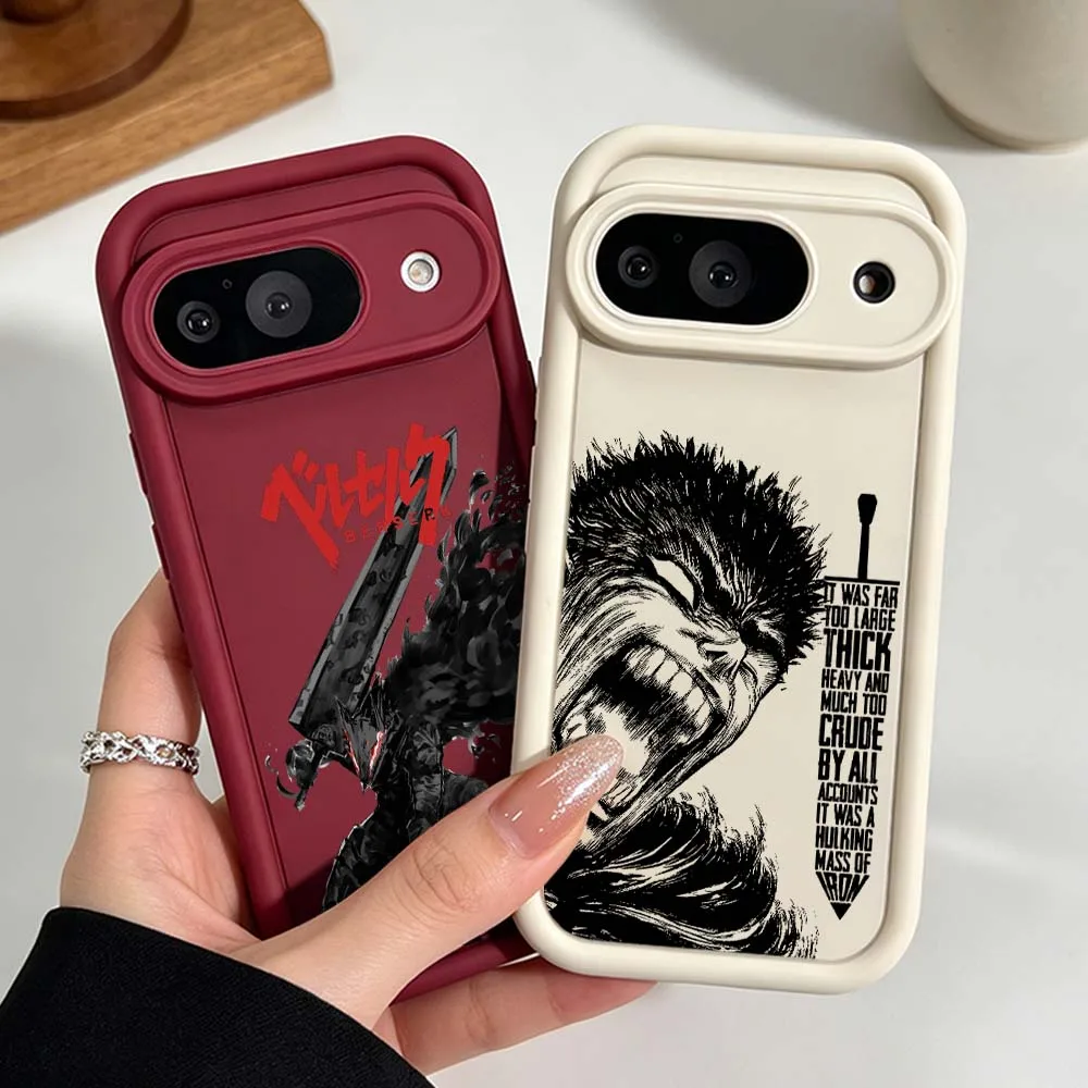 Berserk Cool Phone Case For Google Pixel 10 9 8 7 9a 8a 7a Pro XL Eye Ladder Silicone Cover view 2