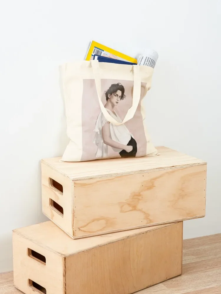 Timothée Chalamet - ilustración Tote Bag Bolso de hombro de lona bolsos de mano Tote Bag