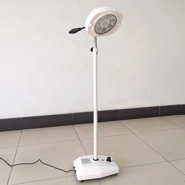 Standing Electric Veterinary Examination & Operating Light with LED Metal Construction Mobile & Flexible Adjustable Brightness