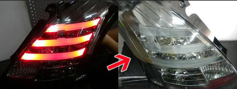 car bumper tail light for SUZUKI Swift taillight LED Reflector 2005~2013y car accessories Taillamp auto fog lamp