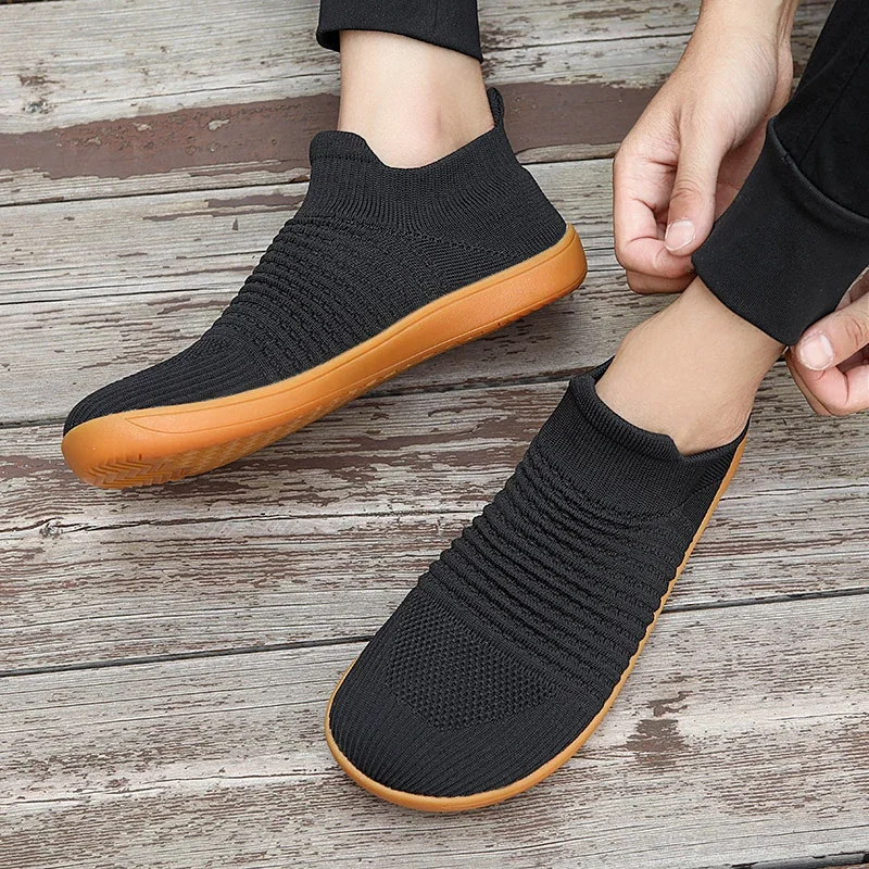 Men Shoes slip on summer Mesh Sneakers Husband Slip-On Casual Shoe breathable Soft Soed Walking Shoes Mommy Shoes Mens Sneakers