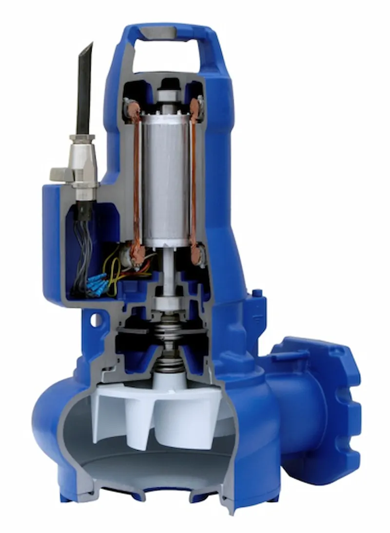 مضخة مياه الصرف الصحي من الحديد الزهر Amarex CN 50-125 مضخة غاطسة مقترنة مباشرة