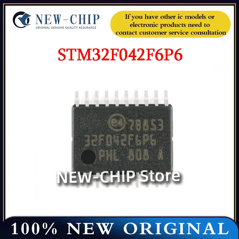 5PCS-100PCS/LOT  STM32F042F6P6  STM32F STM TSSOP-20 ARM Cortex-M0 New Original  STM32F042