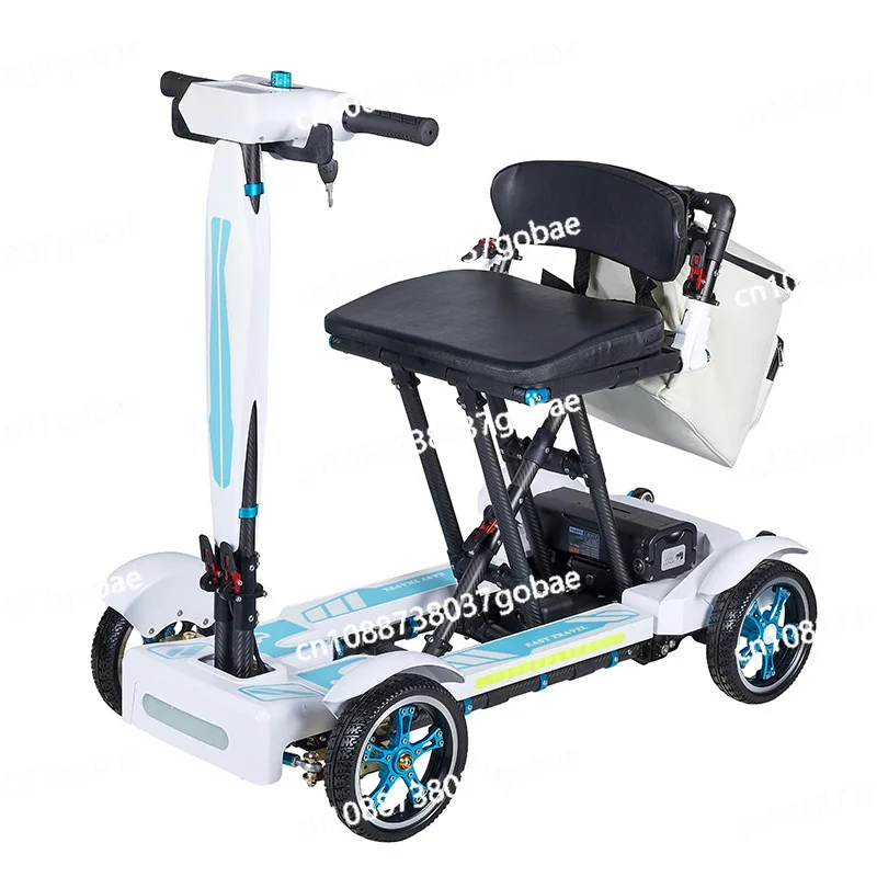 Minimalist Home Decor Foldable Lithium Battery Elderly Car Carbon Fiber Lightweight Electric Vehicle