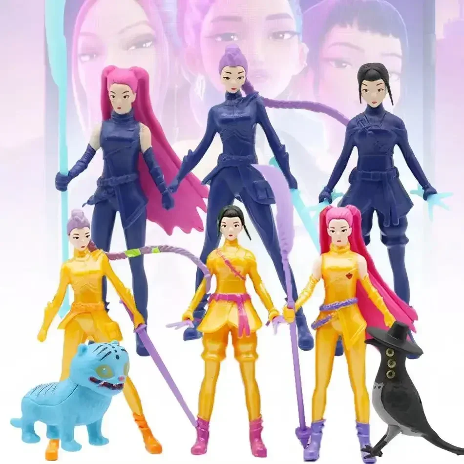 Nuevos cazadores de demonios figura de Anime juguetes Linda figura de acción de PVC Derpys Tiger Rumi Mira Zoey Sussy estatuilla muñeca Fans regalo