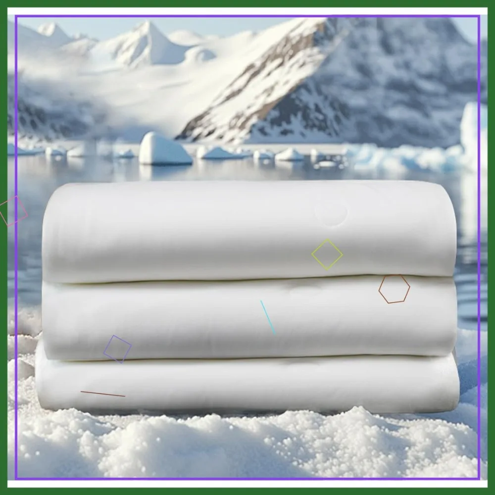 

Cooling Comforter with Tencel Fill for Hot Sleepers - Lightweight Breathable All Season Thin Bedding, White 106x90