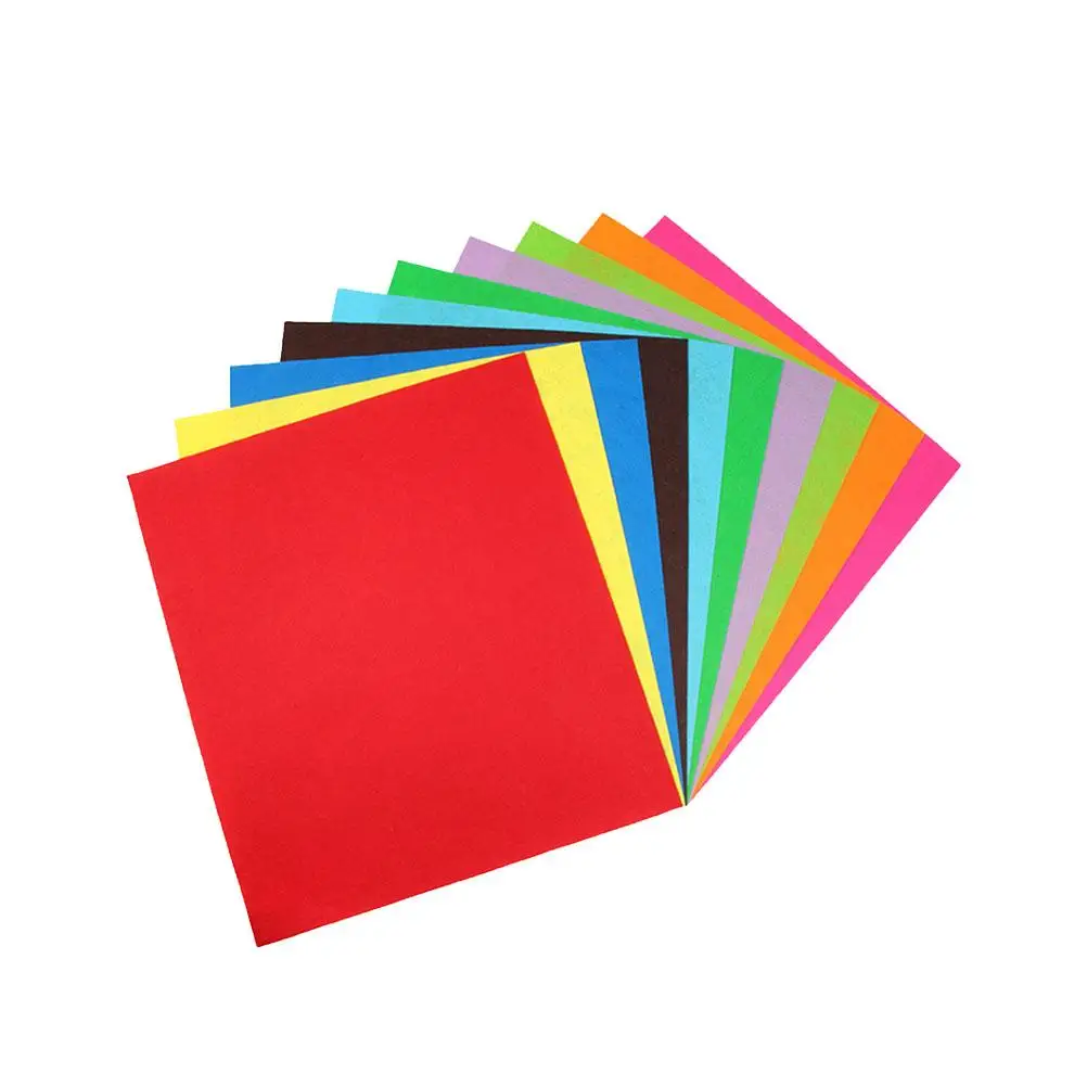 40 Pcs Creative Kindergarden Cloth Sheet Assorted Non-woven Fabric Cloth Piece Festival Handmade Crafts for Hair Bows Sewing Cra
