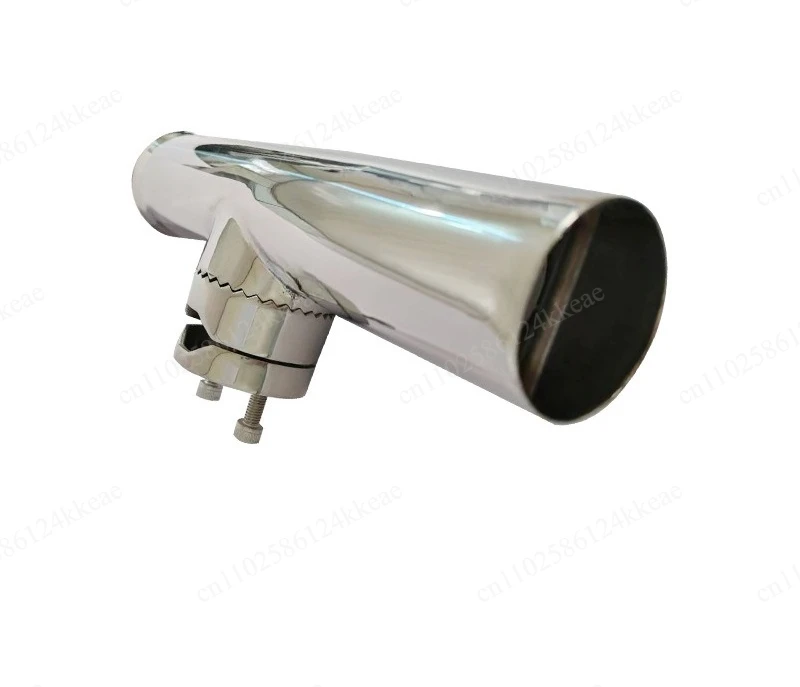 316 stainless steel fishing rod barrel yacht stainless steel fishing rod bracket marine fishing rod holder welded sea