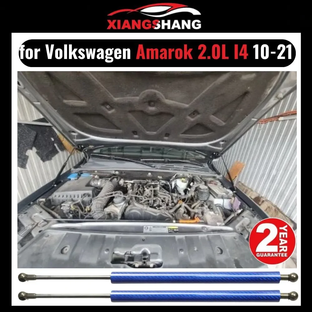 for Volkswagen Amarok 2.0L I4 TSI / 2.0L I4 TDI CR 03L 2010-2021 Front Bonnet Hood Gas Struts Lift Support Shock accessories 4x4