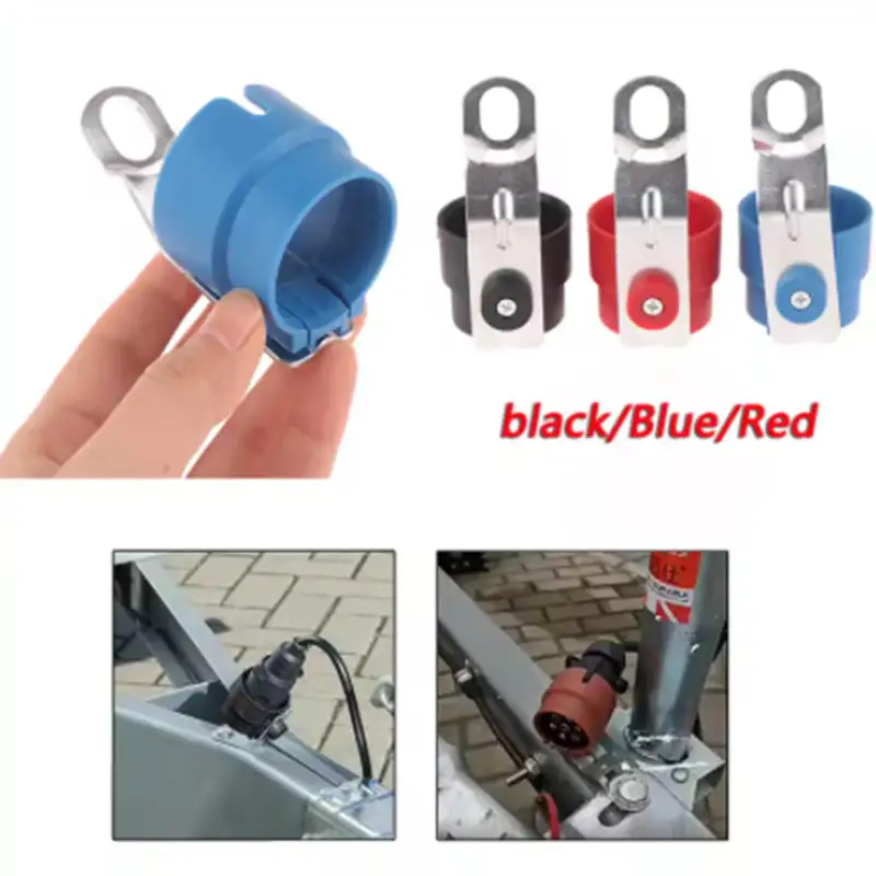 

Parking Cover Trailer Plug Holder For 7 Pin Trailer Plugs Connector Fixer Bracket For Trailer RV Truck Accessories