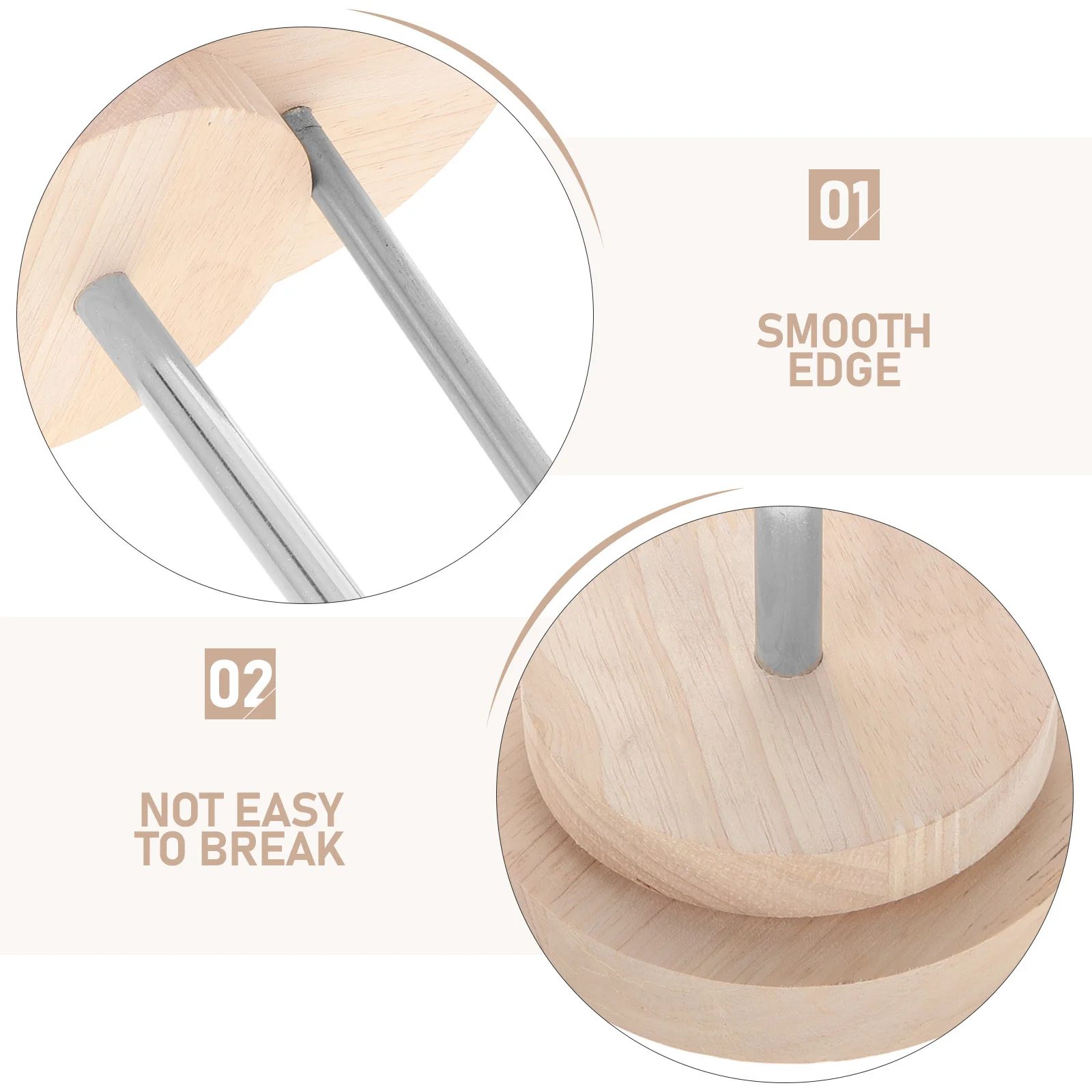 حامل غزل خشبي قابل للتدوير موزع المغزل اللفاف المنظم الحياكة التطريز اكسسوارات الغزل سبينر الوقوف