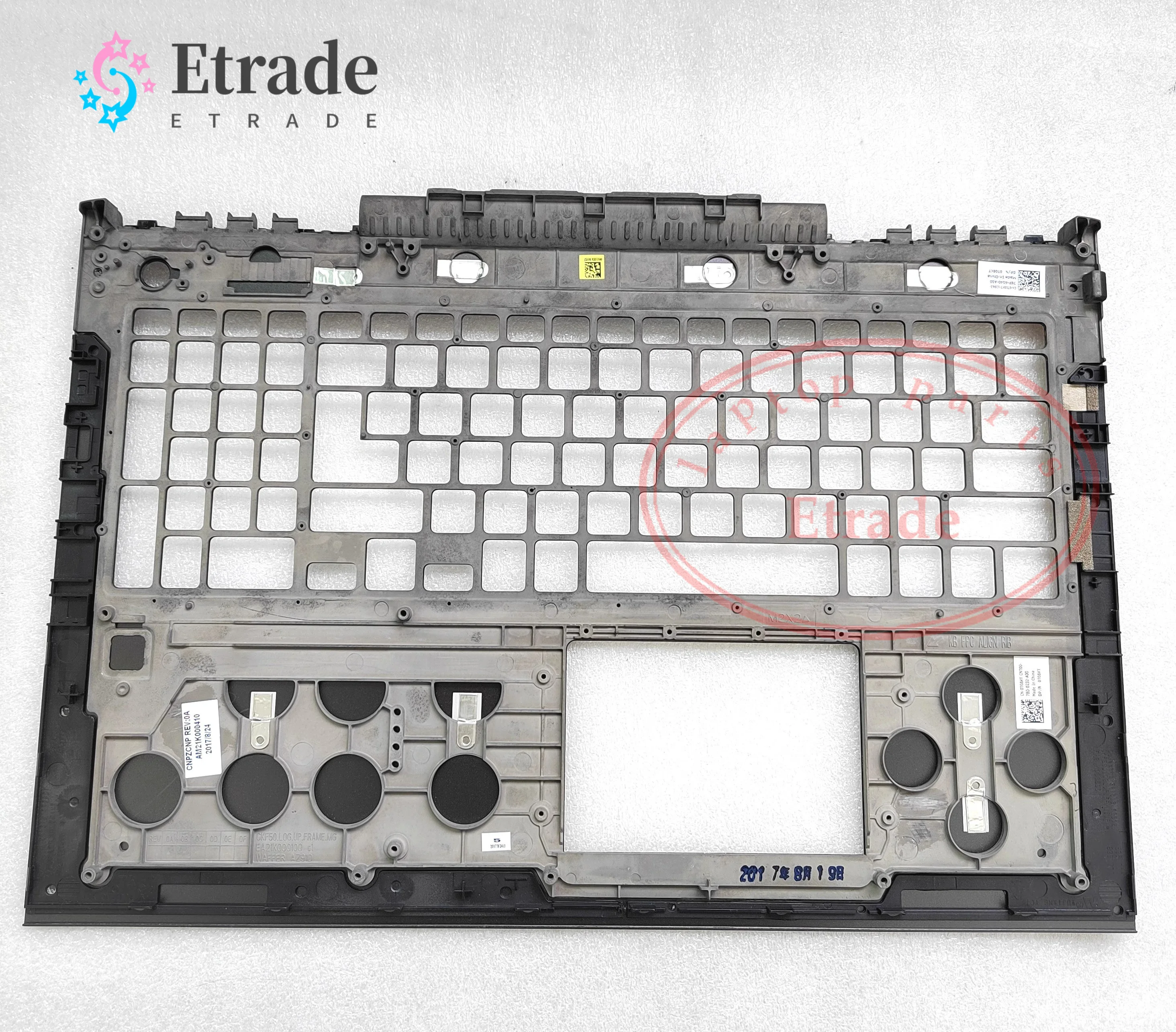 Teclado con reposamanos para Dell Inspiron 15 G5 7577 7587 5587, bisel superior 0T08KT T08KT, original, 99