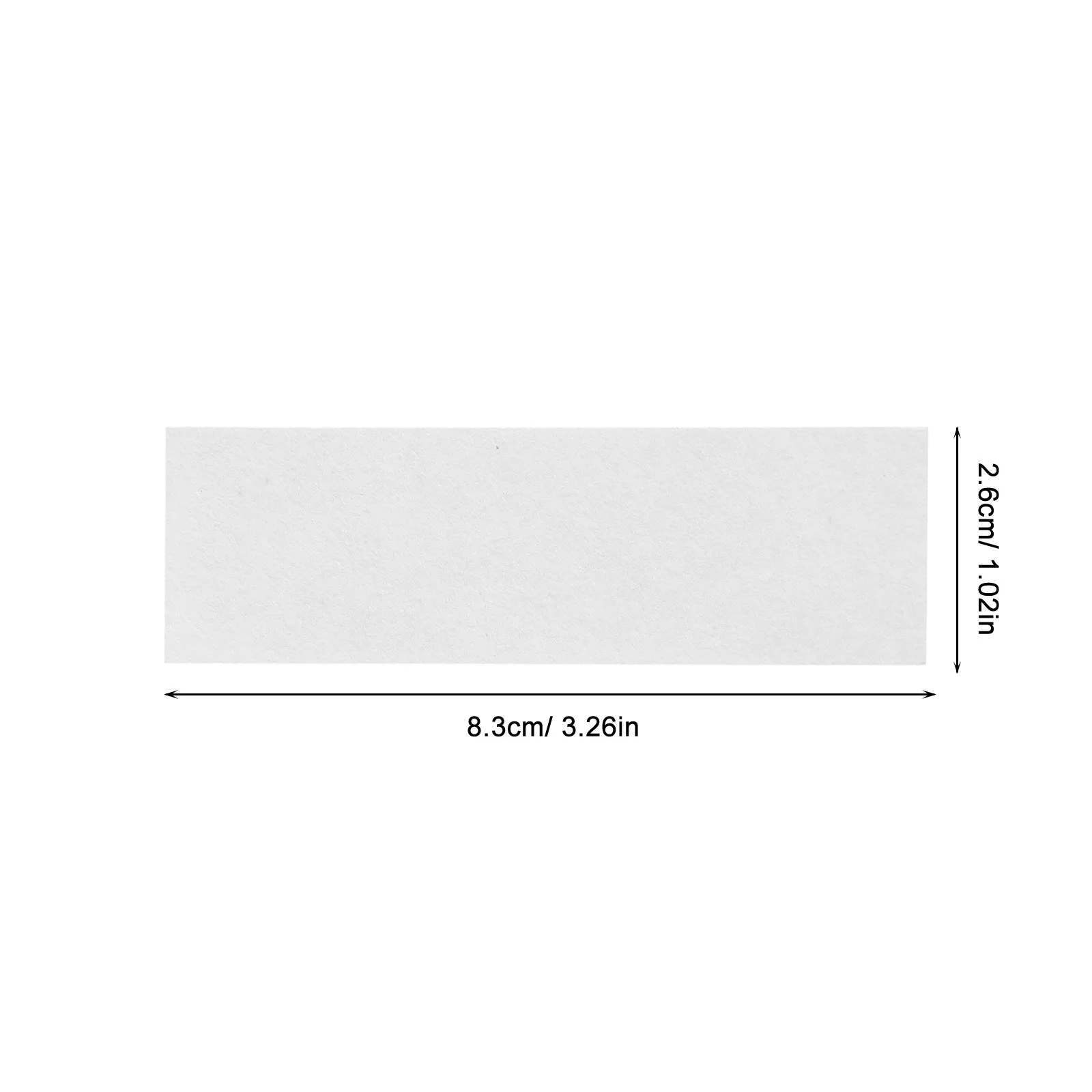 

100 Sheets Experiment Paper Strip Lab Blotting Paper for Rapid Water Absorption and Particle Removal in Laboratories