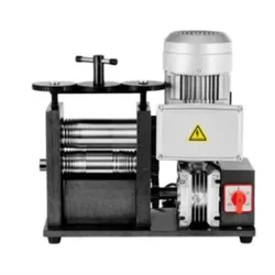 High quality Goldsmith Jewelry Making Tools Sheet Wire Rolling Mini Electrical Rolling Mill Machine with Wire Collection