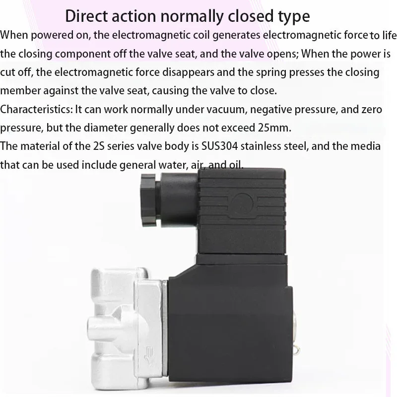 High precision solenoid valve 2SA-6-50 series complete industrial equipment adjustment and adaptation accessories