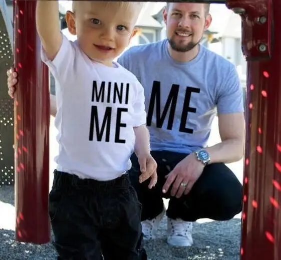 

Father Son Letter Cotton Tshirts Casual Mom and Son Matching Clothes Bestfriend Shirts Matching Me Family Look Sets