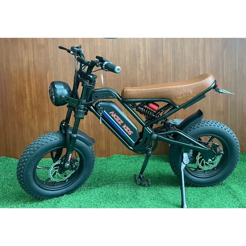 AKEZ 16 Inch 36v 350w Motor Children's Pit Ebike Teenager E Dirt Urban Bike Kids Electric Mini City commuter Sport Bicycle image 10