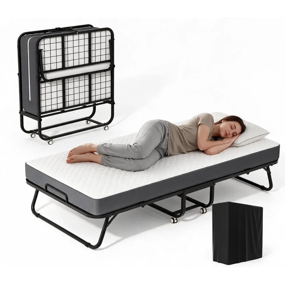 Folding Guest Bed Single Size 75