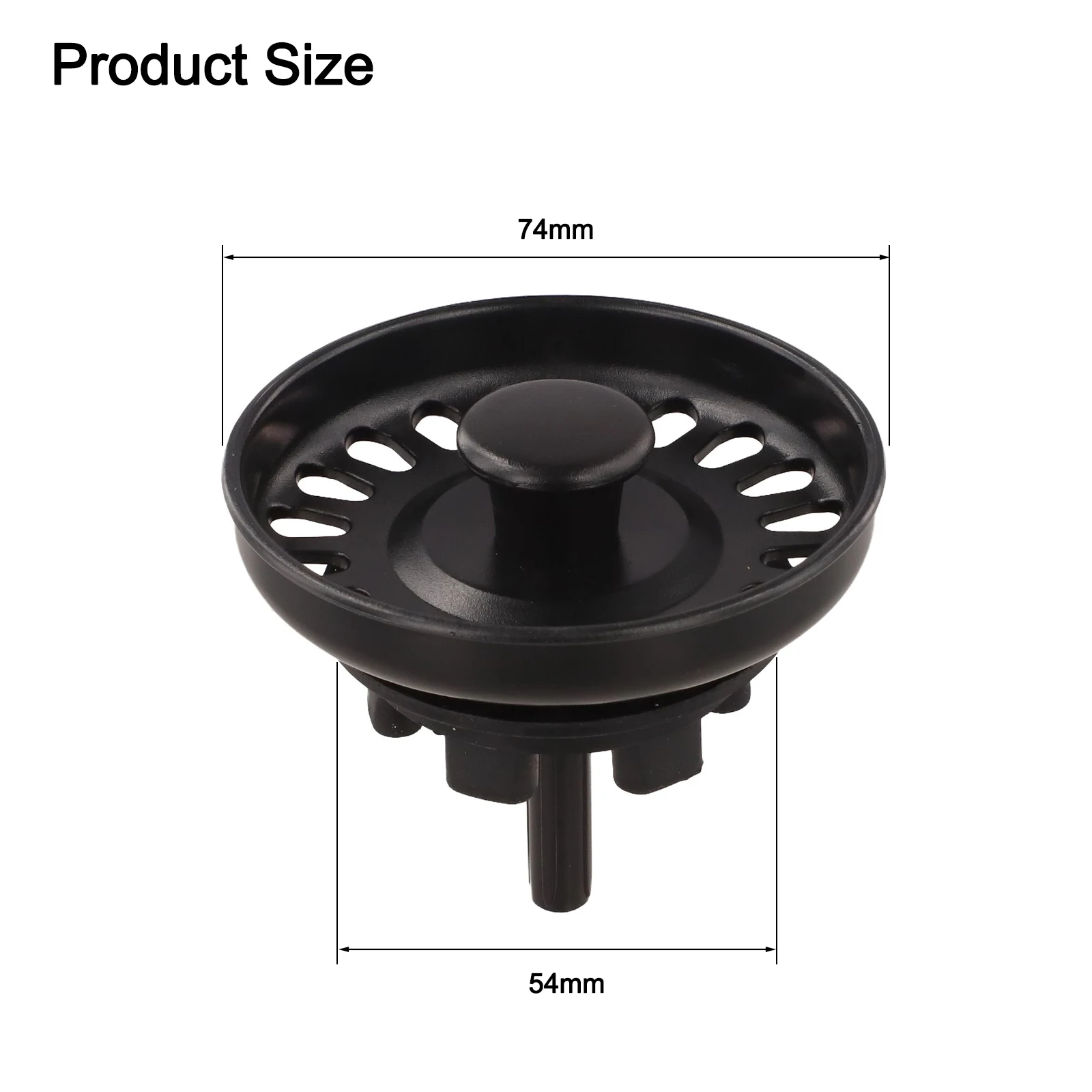 Home Use Filtration System Sink Drain Strainer Basket Cover Filter Long-lasting Performance Robust PP Material