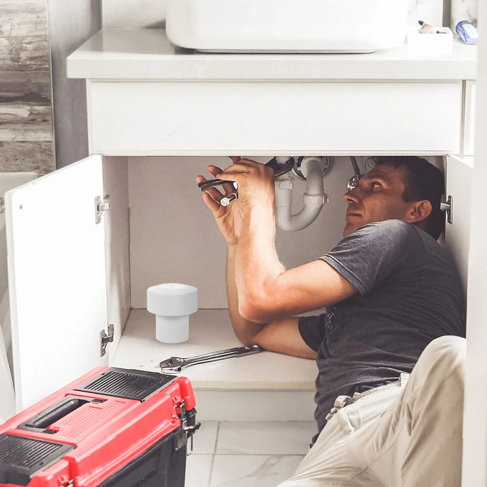 

Вентиляционный клапан из ПВХ 50/75 мм, адаптер для воздуховодов, фитинги для дренажа и вентиляции, дождезащитный колпак, соединение для труб