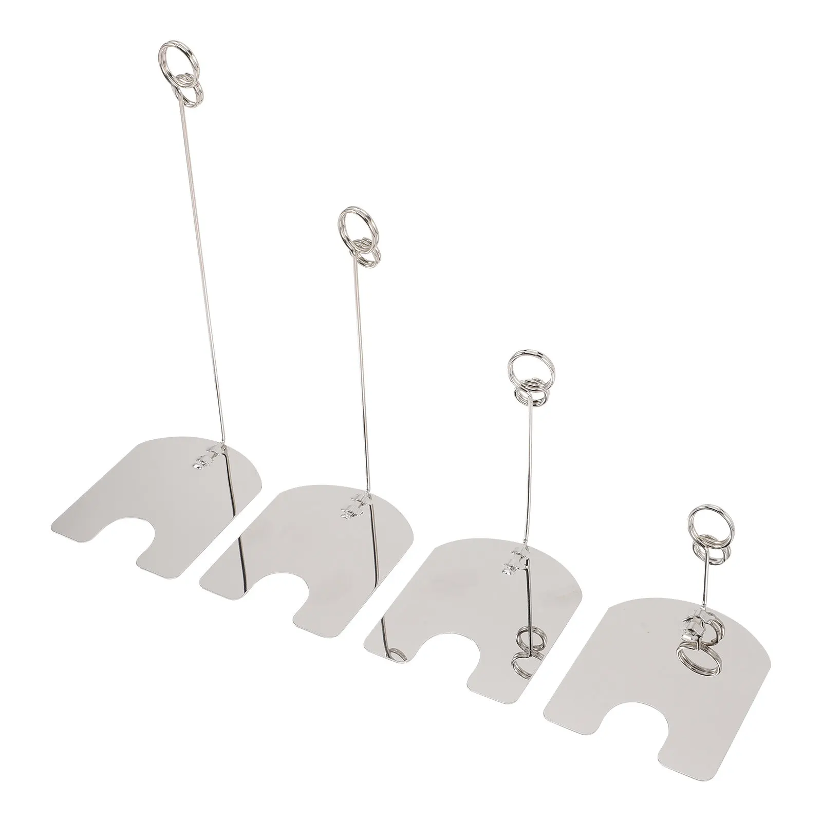 4Pcs Place Card Holders Sturdy Iron Table Number Clips Multifunctional Photo Stand Wedding Birthday Party Favors