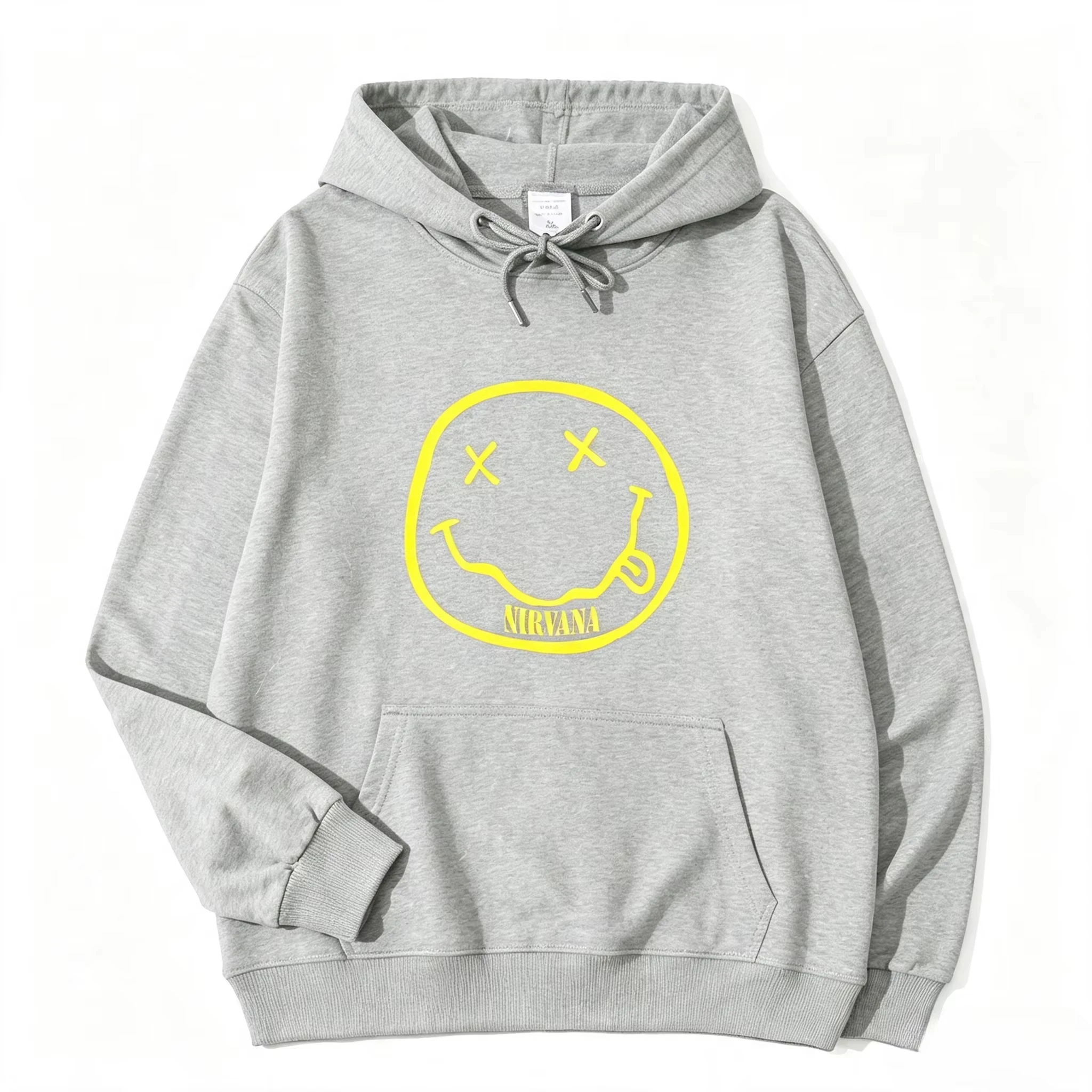 Band Rock-Nirvana Hoodie Herren und Damen Langarm Hochwertiger Herbst- und Winter-Street-Casual-Hoodie Hip-Hop Y2K Street-Top – Detail 9