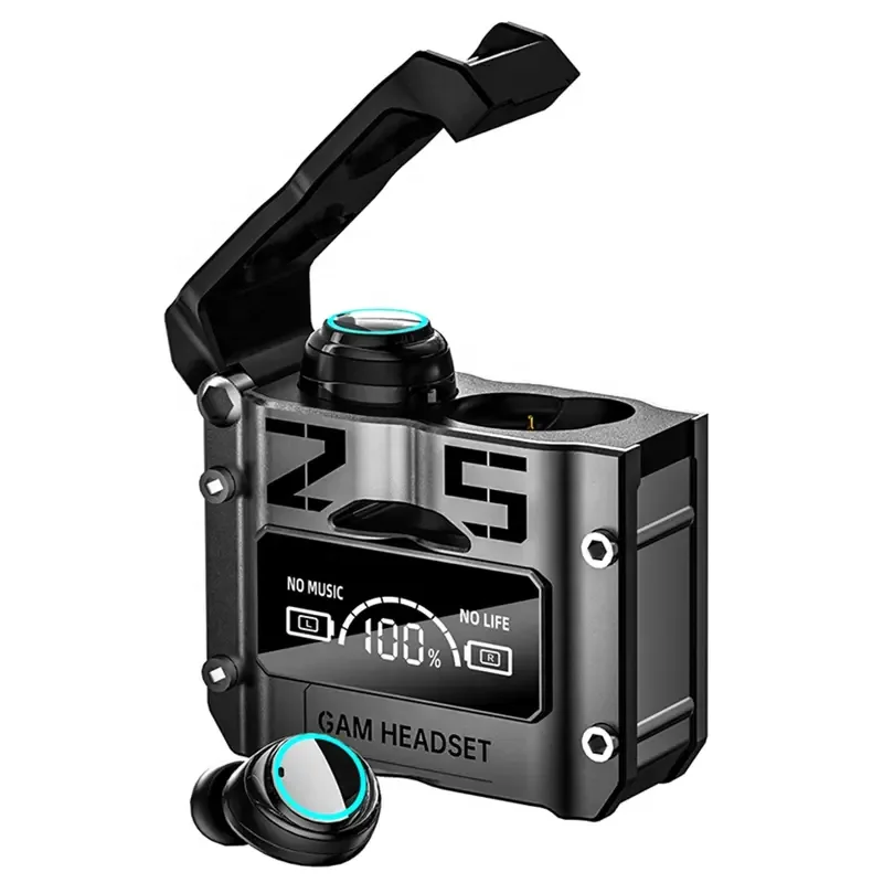 

Factory Wholesale M25 TWS Wireless Stereo Earbuds With Powerbank in Ear Earphone Bt 5.2 Low Latency Dual Mode Gaming Headset