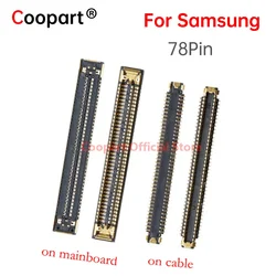 2pcs LCD Display Screen FPC Connector On Motherboard For Samsung Galaxy A02 A32 A42 A52 A52S A72 A82 A33 A53 A73 A12 M12 A22 5G