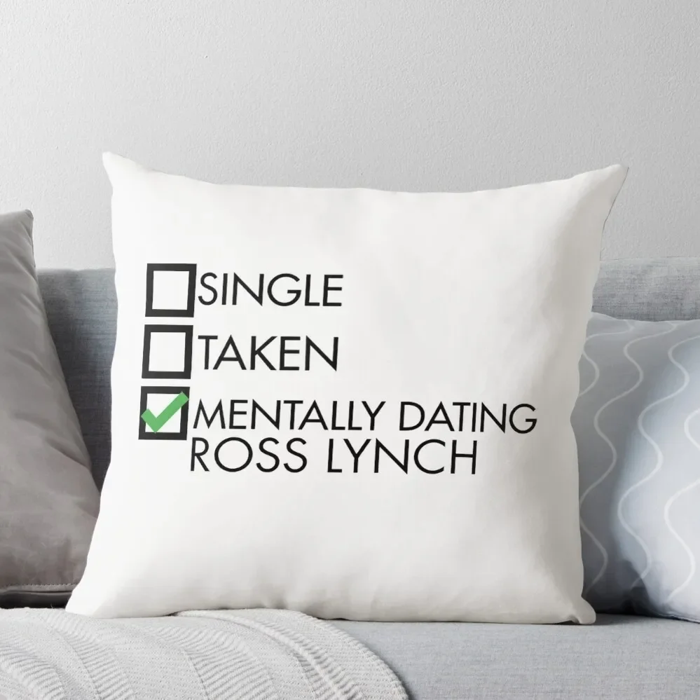 

mentally dating ross lynch Throw Pillow Decorative pillowcase Cusions Cover