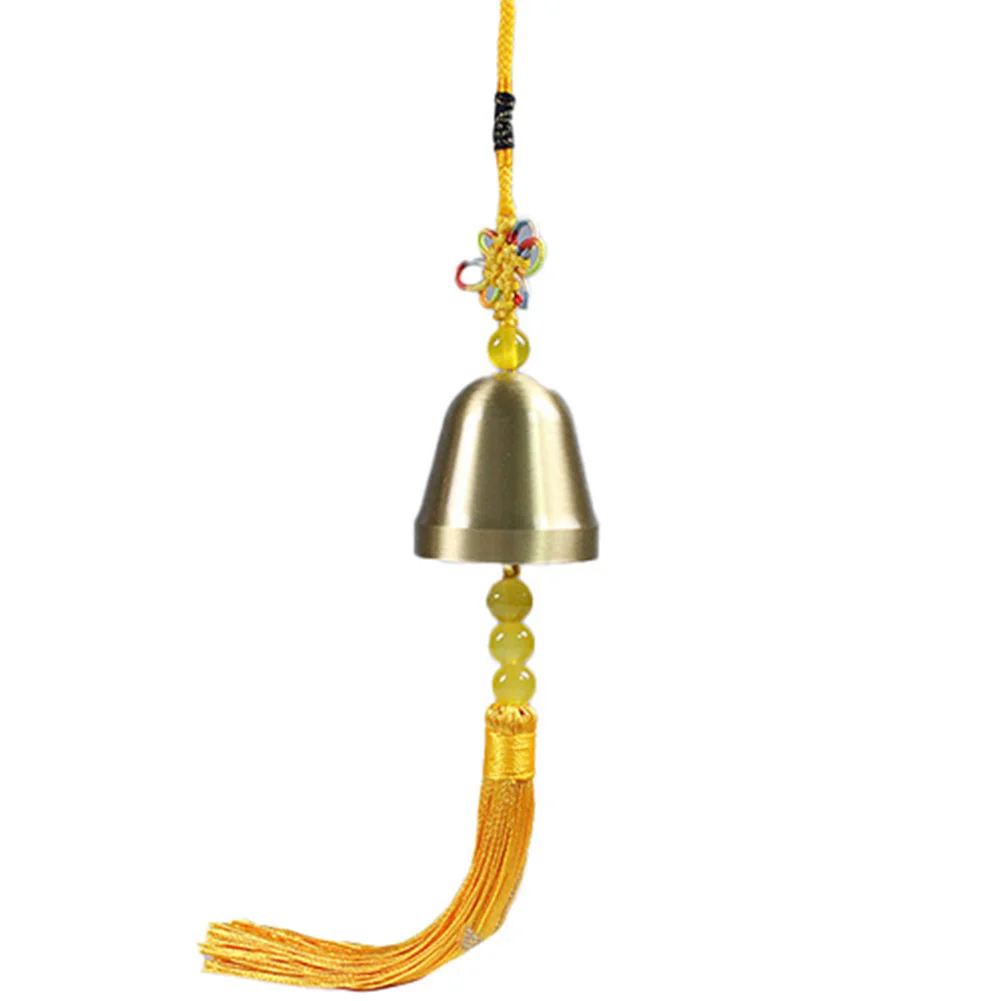 

Chinese Feng Shui Brass Bell Five Emperors Copper Decor Wind Chimes For Success And Wealth Door Chime Car Decoration Bell