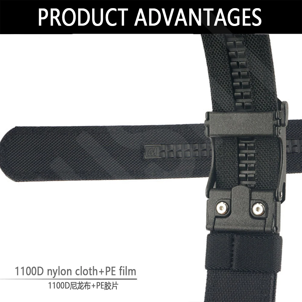 TUSHI Armee Taktische Gürtel Quick Release Military Airsoft Training Molle Gürtel Outdoor Schießen Wandern Jagd Sport Gürtel – Detail 10