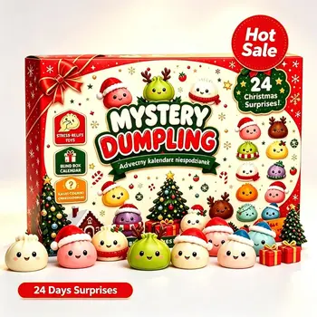 Christmas Squishies Advent Calendar 24 Days Countdown Adviento Navidad Dumpling Squishy…