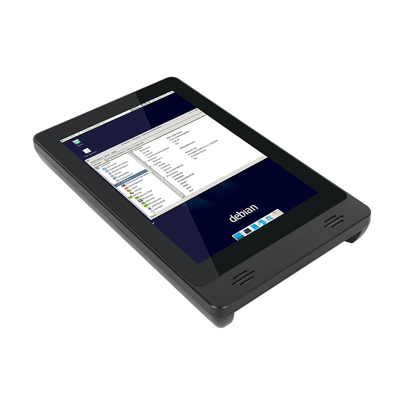 Portworld YC-83P 8 بوصة POE Power Android Linux Advertising POS شاشة تعمل باللمس مع جهاز لوحي RJ45 مثبت على الحائط