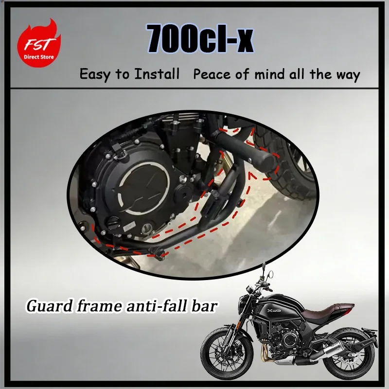 

For Stainless Steel Engine Protection Bar for 700CLX 700CL-X Full Wrap Crash Cage Anti-Collision Protective Frame Modified Parts