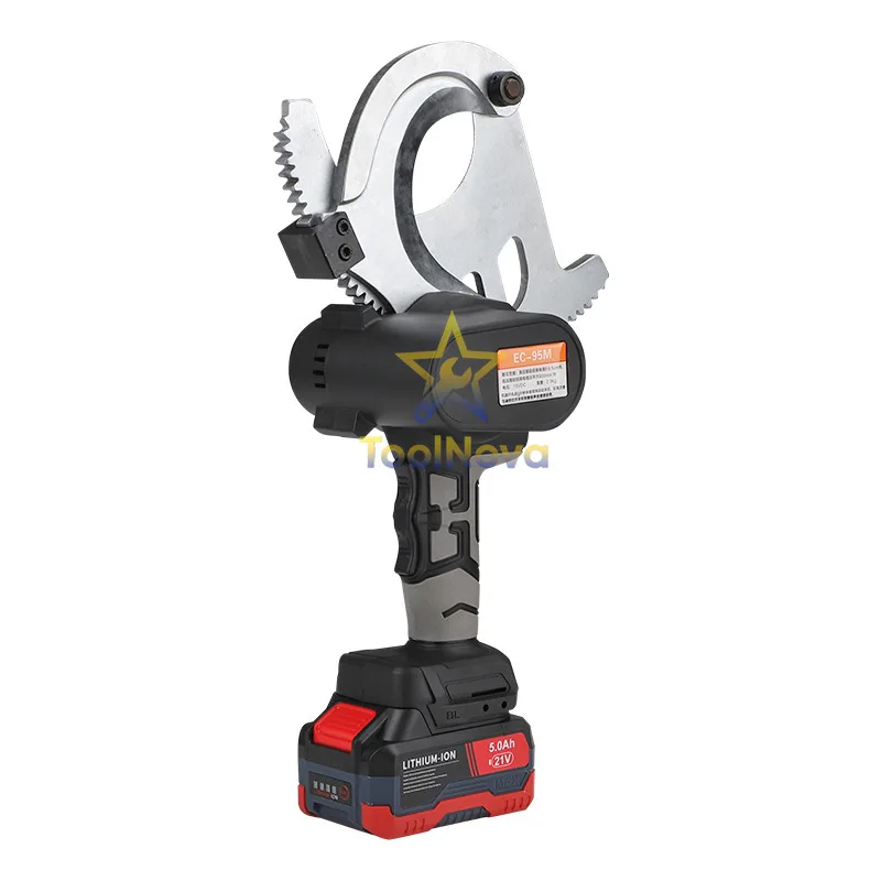 Electric cable shear new lithium battery ratchet shear EC-50M silent patent brushless motor with digital display LED light 21V