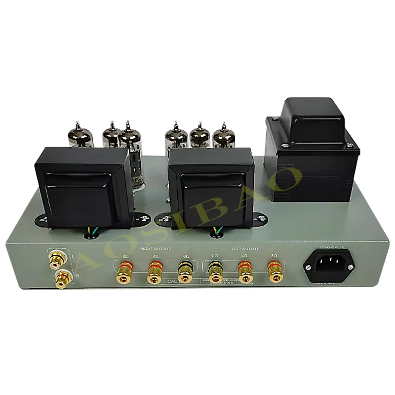 Imagem -06 - Aiyima-amplificador de Tubo de Vácuo Push-pull Amplificador de Potência Hifi Classe a Faça Você Mesmo Kit Amplificador de Áudio Smsl 6f2 6p1 12w Mais 12w