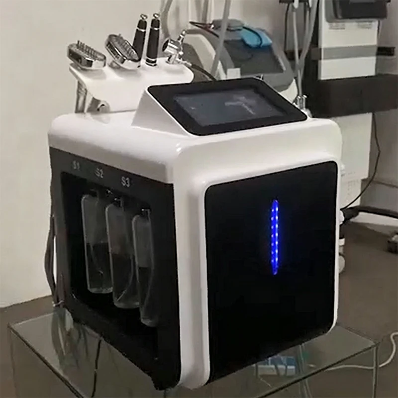 Water Moisturizing Cleansing Oxygen Jet 10 in 1 Skin Rejuvenation Spa Water Oxygen Instrument Facial Machine