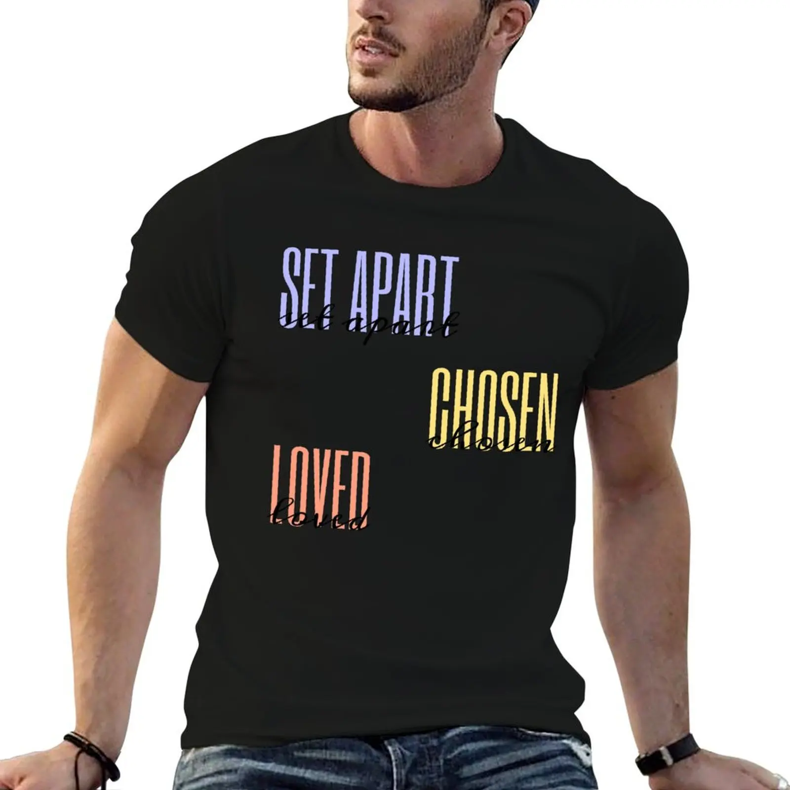 

set apart chosen loved T-Shirt vintage anime shirt oversized t shirt graphic tee shirt boys animal print mens champion t shirts