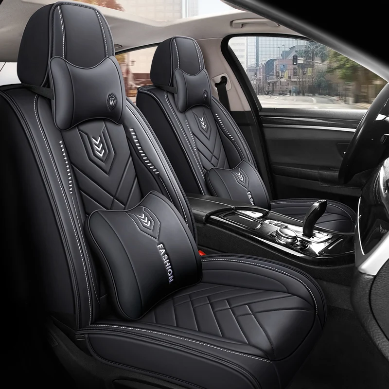 

Universal PU Leather Car Seat Covers for SEAT All Car Models Leon Arona Ateca Tarraco Ibiza Alhambra Car Accessories