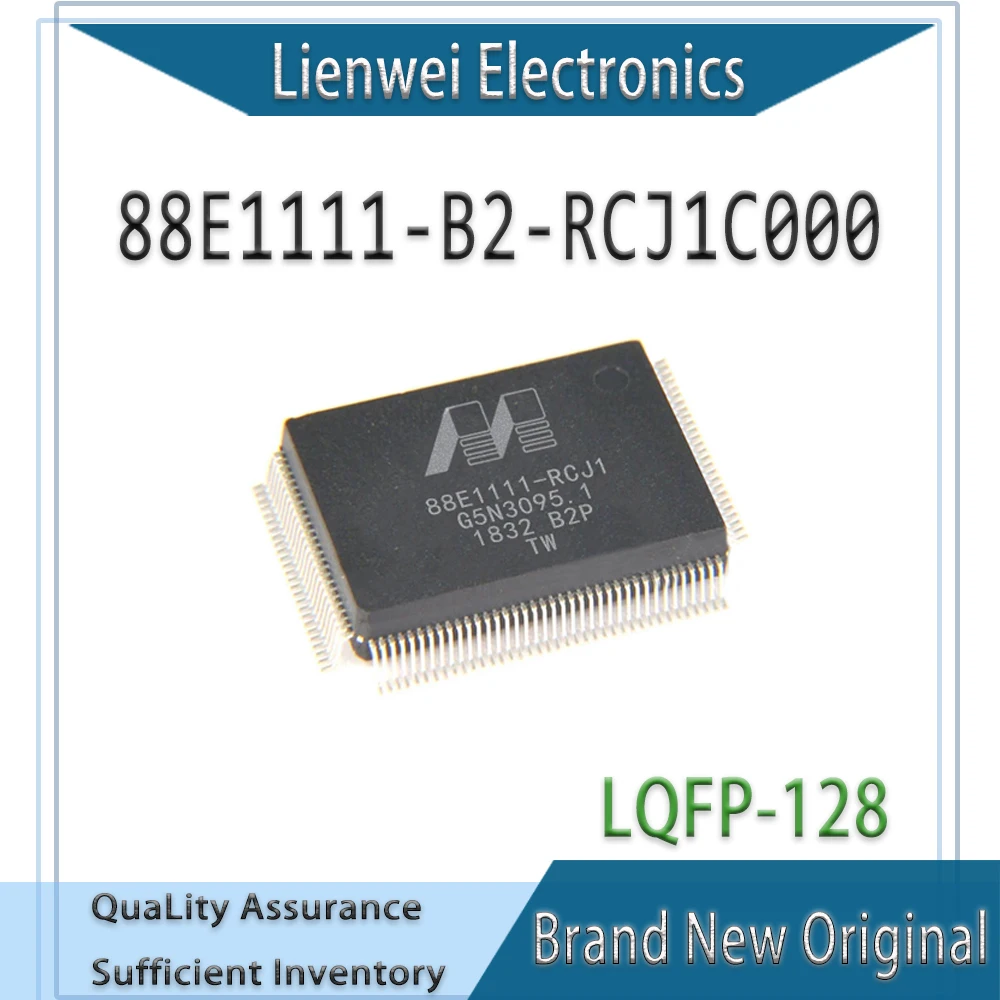 

100% New Original 88E1111-RCJ1 88E1111-B2-RCJ1C000 IC Chipset LQFP-128