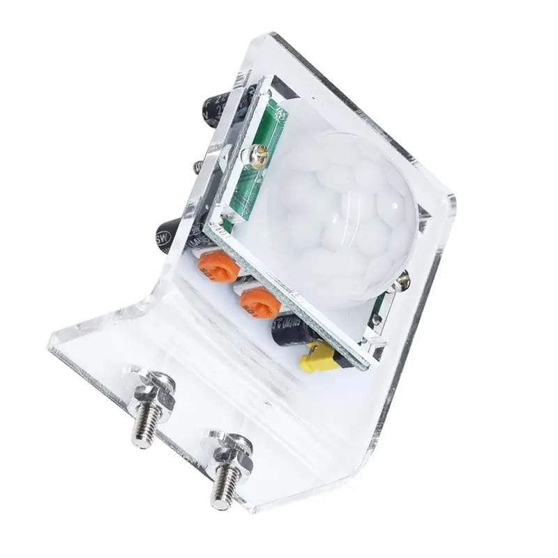【PRECIO CALIENTE!】SR501 Detector de sensor de movimiento IR detección Mini módulo PIR tecnología infrarroja ajustable para proyectos de bricolaje Kit
