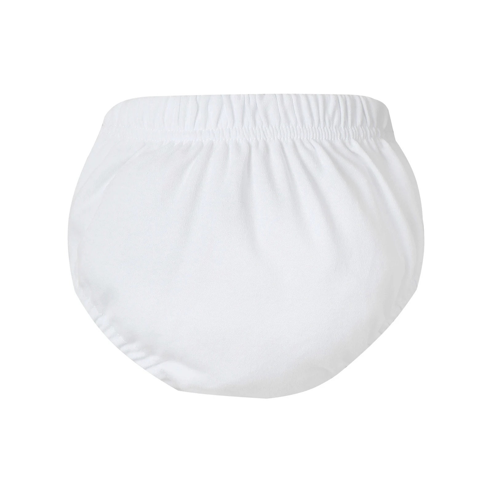 Baby Boys Girls Soft Cotton Briefs Bloomers Solid Color Ruffled Casual Bread Pants Elastic Waistband Nappies Diaper Cover Shorts