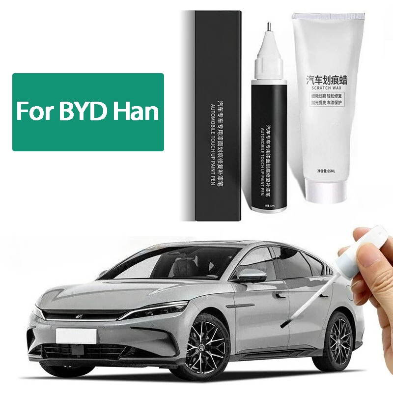 

For BYD Han Car Paint Repair Pen Original Paint Repair Varnish Pen Touch Up Paint Accessories Scratch Cream Finish Repair