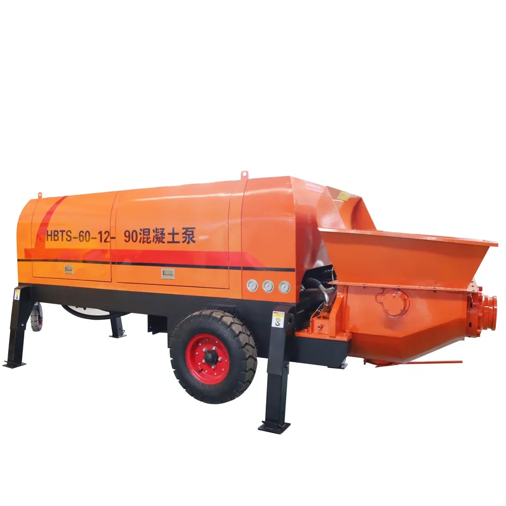 YG Customized Factory Price New Mobile Concrete Pump Truck 60m3 Capacity Diesel Mini Concrete Pump For Construction Industries view 2