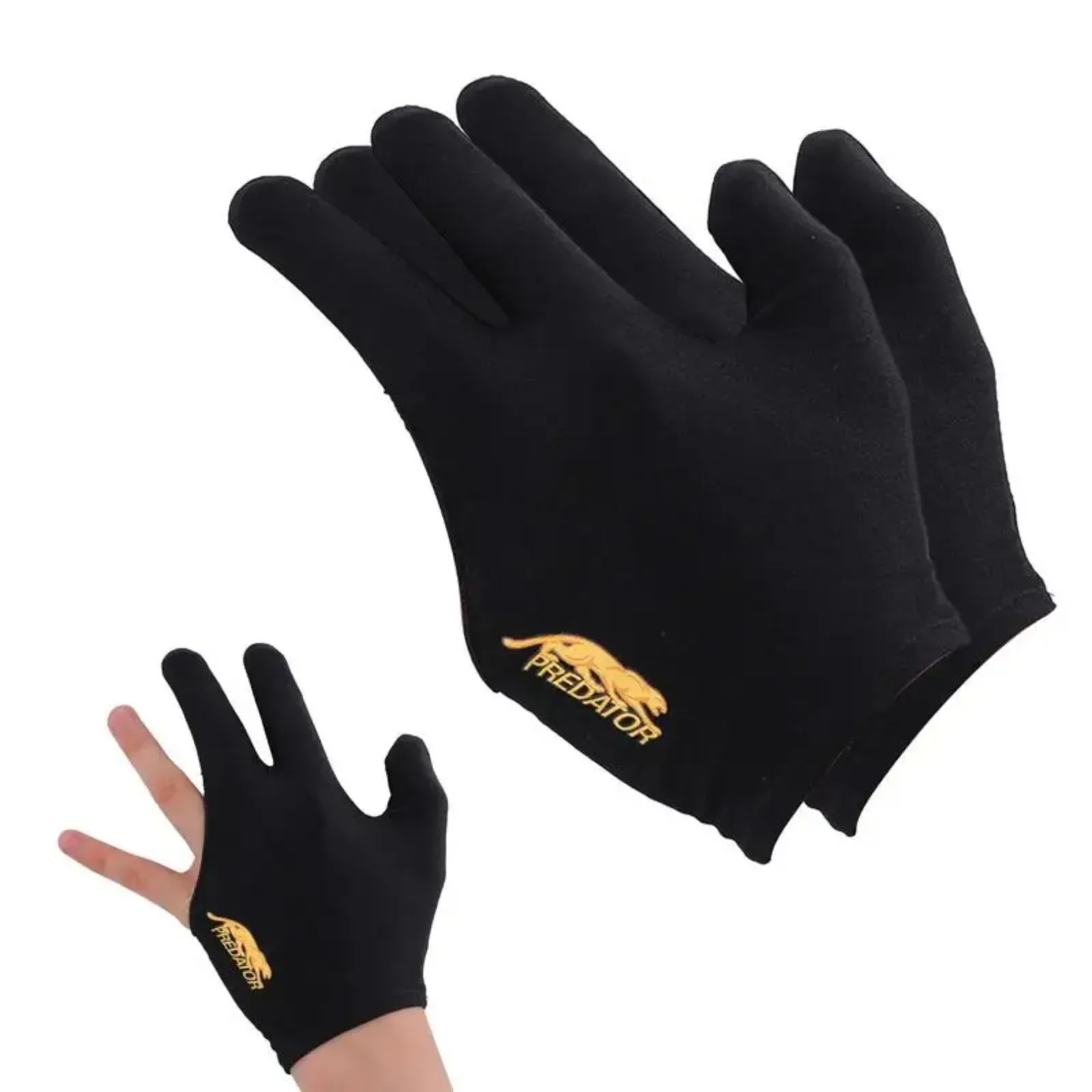 1/2PCS Billiards Smooth Left Hand Nylon Spandex Fabrics Gloves Three Finger Separate-finger Glove Billiard Accessories Hot Sale